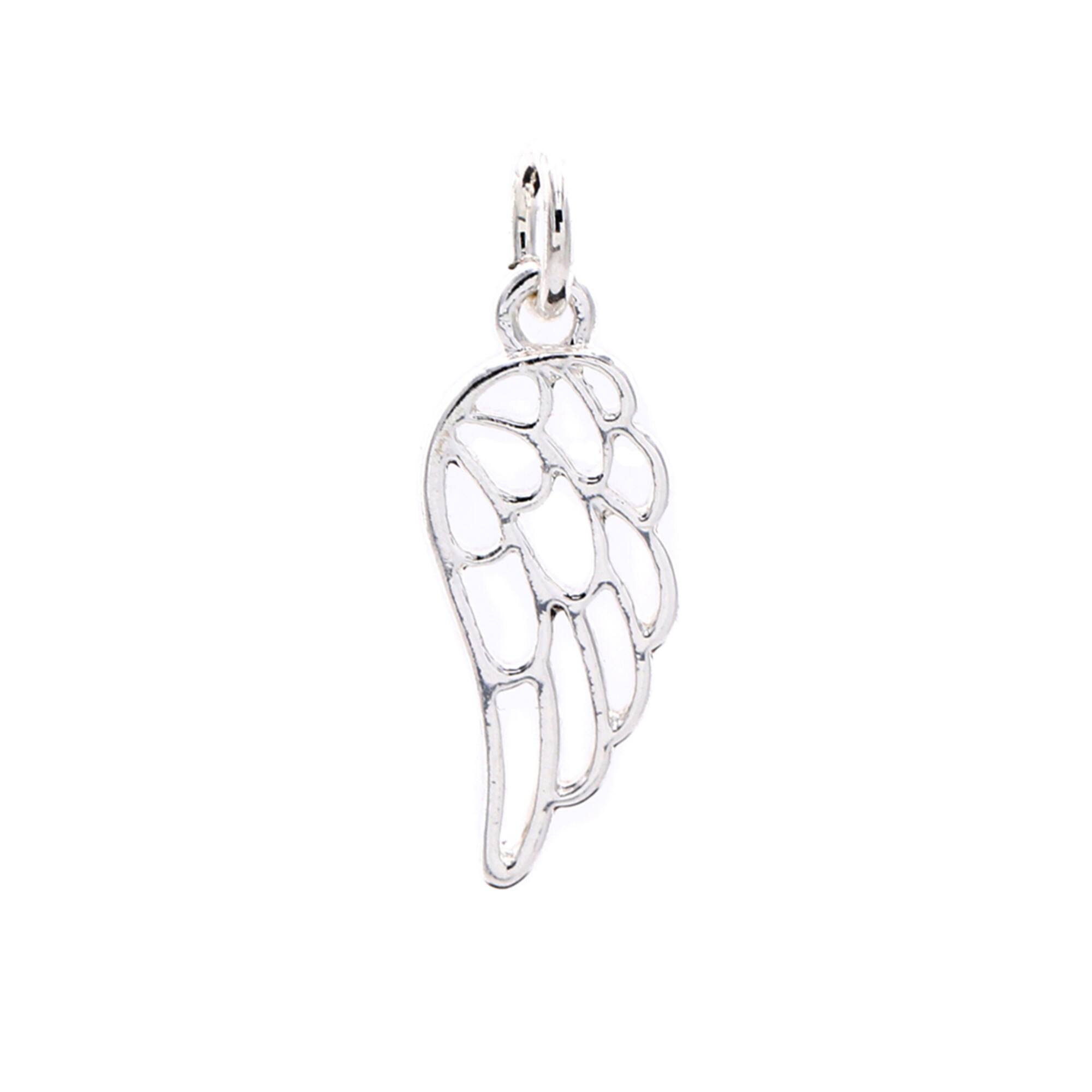 Charmalong™ Silver Plated Wing Charm by Bead Landing™